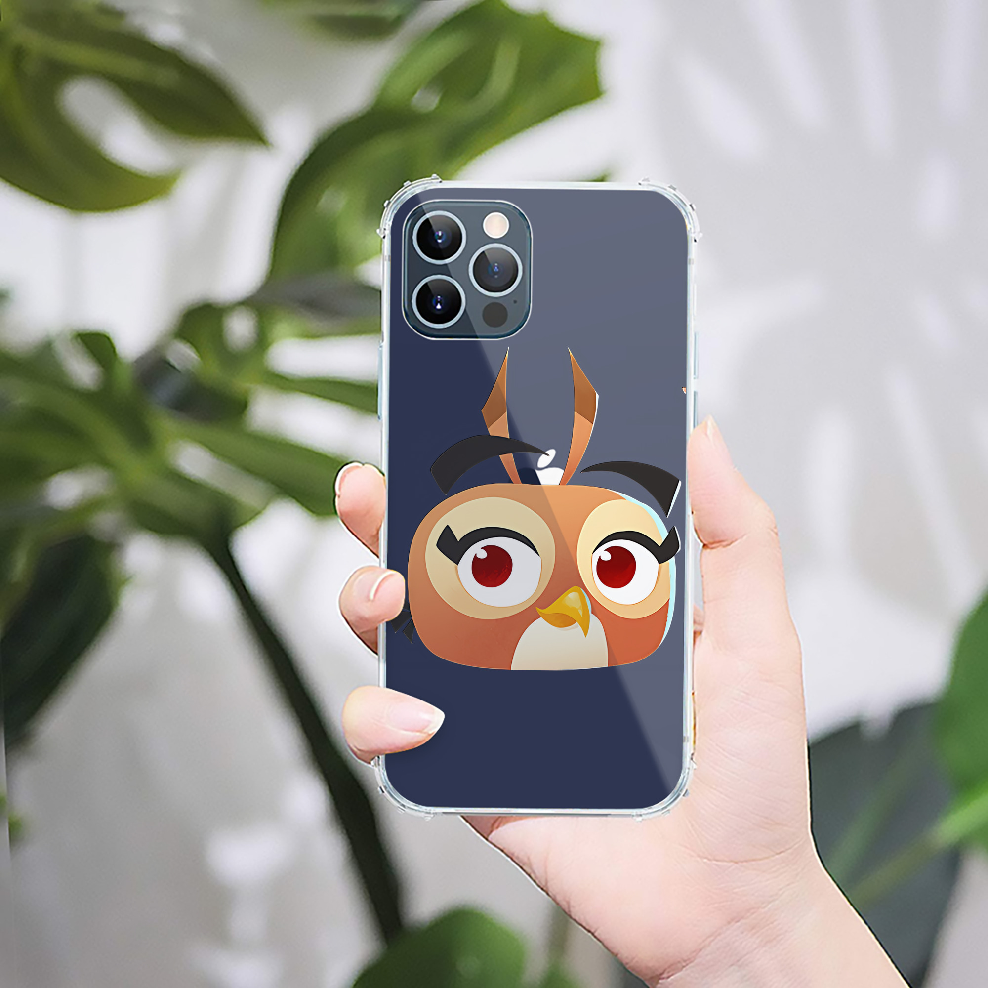 （画像用） Angry Birds アングリーバード 【iPhone 12シリーズ対応】透明スマホケース（クリアソフトケース）